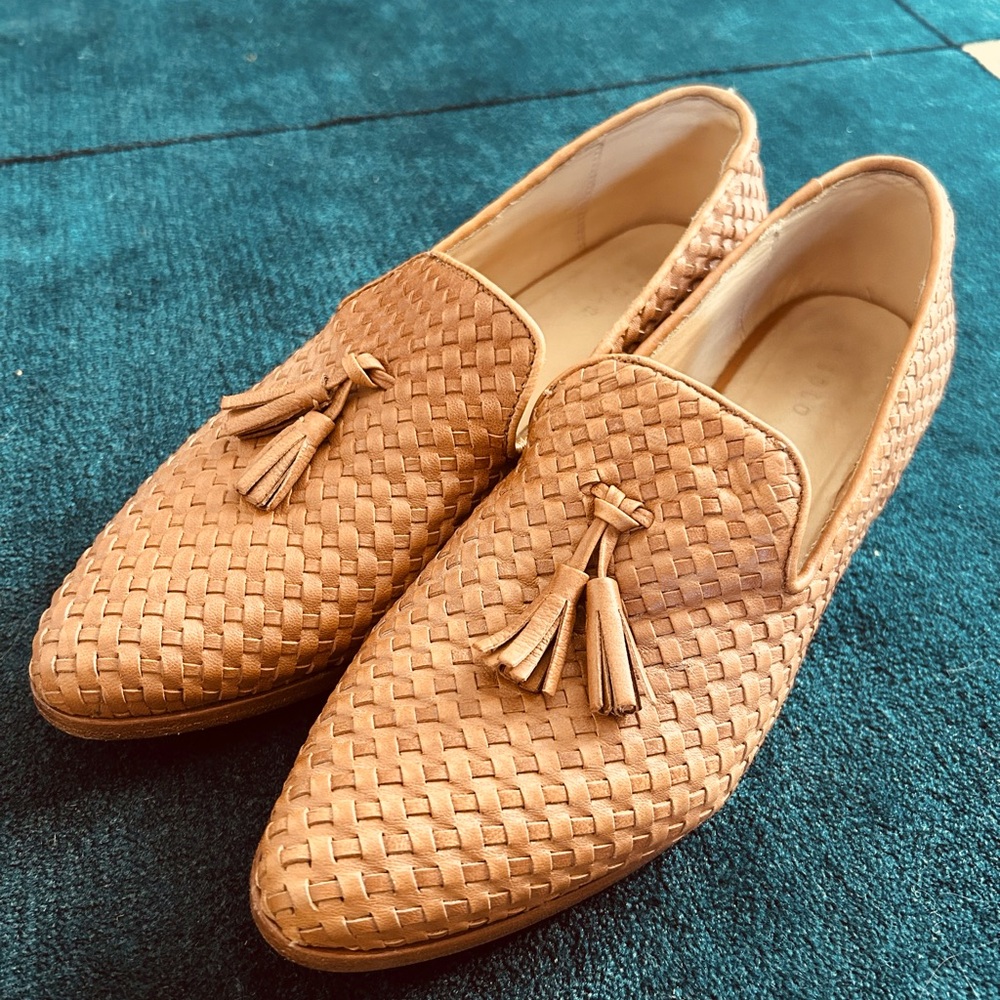 Nisolo Frida Woven Loafer, Brown (Size 9.5)